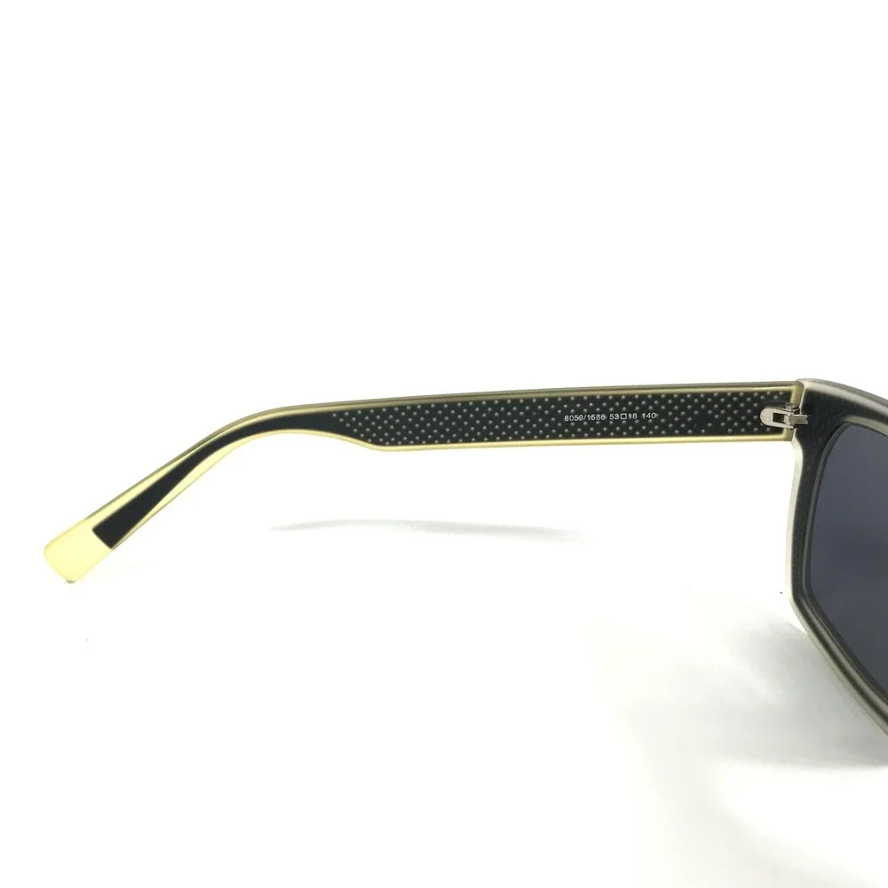 OGI Sunglasses 8059/1586 Dark Navy Frames with Blue Flash Mirrored Grey Lenses